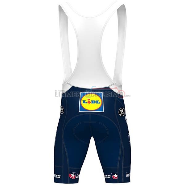 Abbigliamento Ciclismo Deceuninck Quick Step Campione USA Manica Corta 2020 Blu